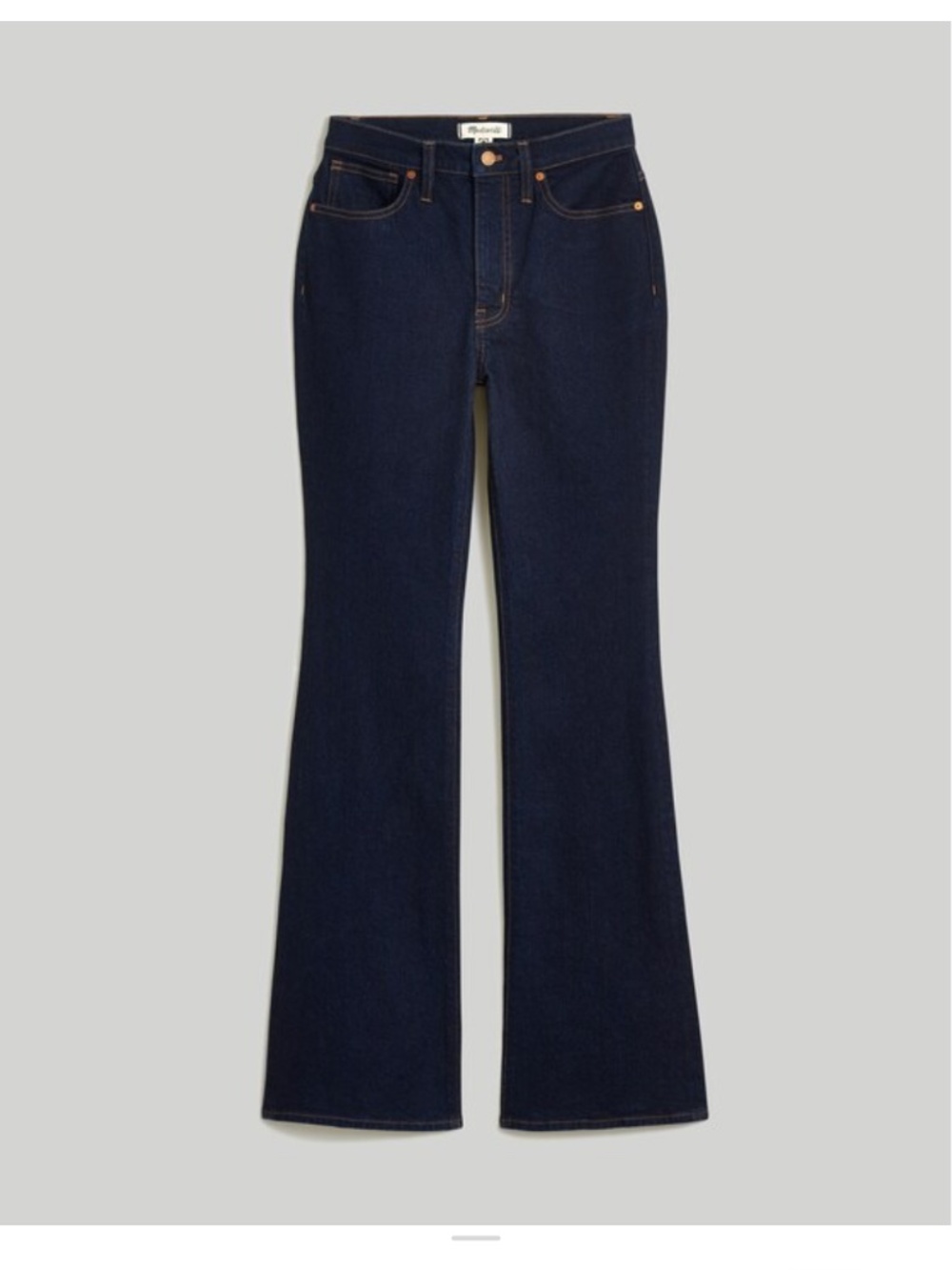 NWT Madewell Skinny Flare Jeans 26 Rinse Wash Magic Pockets
